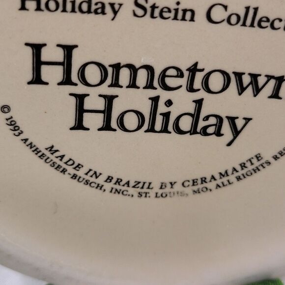 Budweiser. 1993 Hometown Holiday. Handcrafted in Brazil. Like New/Never Used - Picture 9 of 10